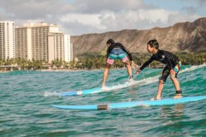 Waikiki Private Group Surf Lesson - The ocean session: about an hour of wave time, with real ocean coaching