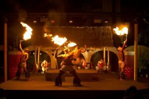 Waikiki Starlight Luau on The Great Lawn-Hilton Hawaiian Village - The luau feast: kalua pig, Hawaiian classics, and drink expectations