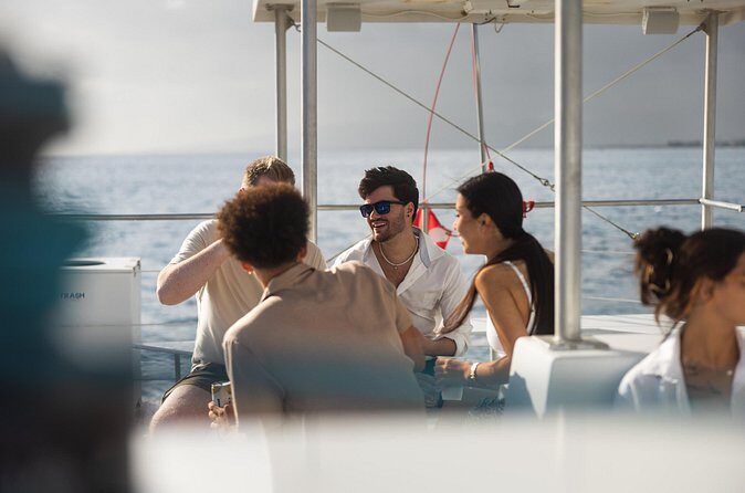 Waikiki Sunset Cruise from Oahu - Stop 1: Diamond Head From the Water at Sunset