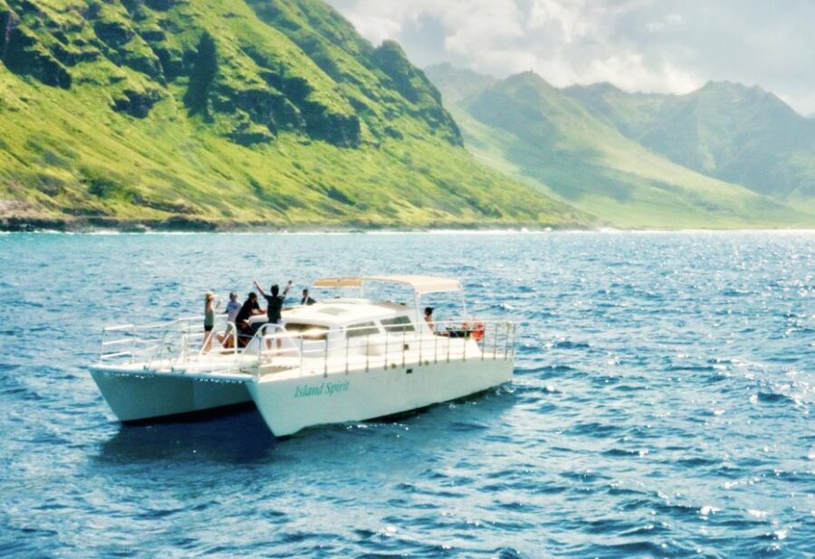 West O'ahu: Dolphin Watching and Snorkeling Catamaran Cruise - What the 3-hour schedule feels like on the water